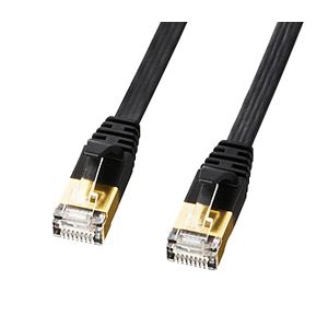 ̵(ޤȤ) 掠ץ饤 CAT7ȥեåLAN֥(7m֥å) KB-FLU7-07BK[2å] ͵ ¤ ...