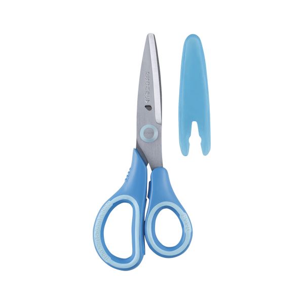 【おすすめ・人気】（まとめ） レイメイ藤井 先生おすすめ こどもはさみ SHM407A ブルー 1丁入 【×5セ..
