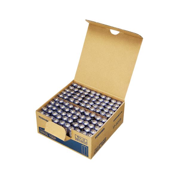 【おすすめ・人気】東芝 アルカリ乾電池 単4形 100本パック LR03L 100P|安い 激安 格安