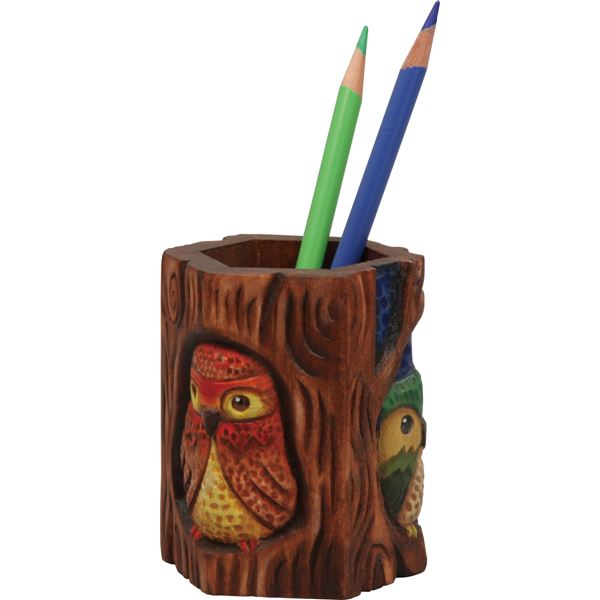 【おすすめ・人気】(まとめ)アーテック 木彫六角鉛筆立て(未組立) 【×15セット】|安い 激安 格安