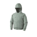 【おすすめ・人気】KU90810 空調服 R ポリエステル製フード付き FAN2200G・RD9261・LIPRO2セット モスグリーン 4L|安い 激安 格安