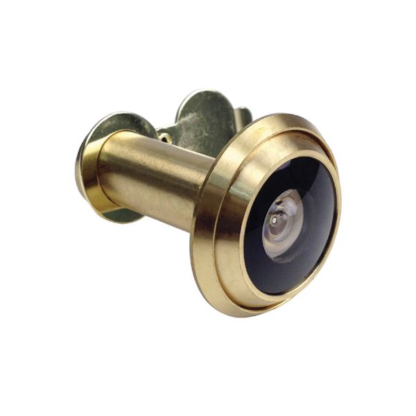 【送料無料】(まとめ) ノムラテック 超広角・空転式ドアスコープ180 ゴールド 808747[×3セット]　おす..