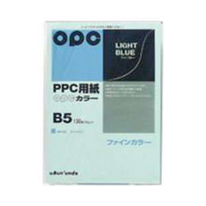 【おすすめ・人気】(まとめ) 文運堂 ファインカラーPPC B5判 カラー323 ライトブルー 100枚入 【×10セット】|安い 激安 格安