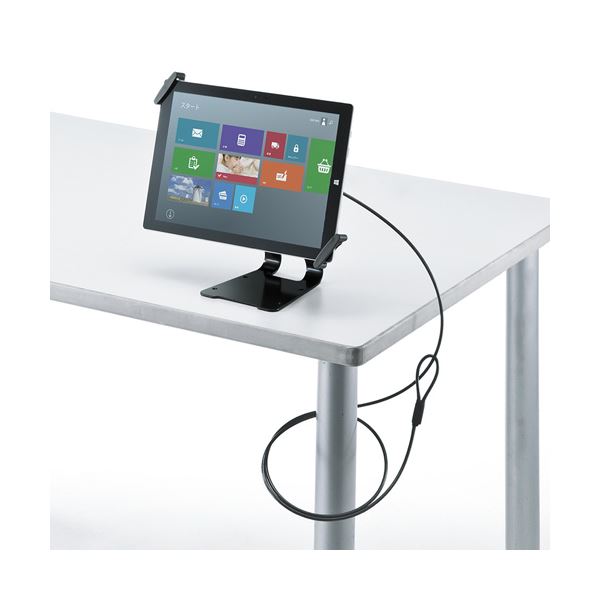 【送料無料】サンワサプライ タブレット汎用セキュリティ10〜13インチ対応(eセキュリティ・ブラック) SLE-31STB13BK おすすめ 人気 安い 激安 ...