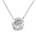 【おすすめ・人気】ダイヤモンド ネックレス K18 ホワイトゴールド 0.2ct 揺れるダイヤ ダンシングストーン スウィングダイヤ サークルモチーフ 揺れる ダイヤ ペンダント 正規品 鑑別カード付き|安い 激安 格安