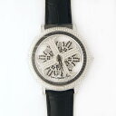【ポイントアップ中】[送料無料] アンコキーヌ ネオ 45mm バイカラー ミニクロス シルバーベゼル インナーベゼルブラック ブラックベルト アルバ 正規品（腕時計・グルグル時計）　おすすめ ファッション 腕時計 レディース(女性) 人気 クチコミ 激安 格安 安い その1