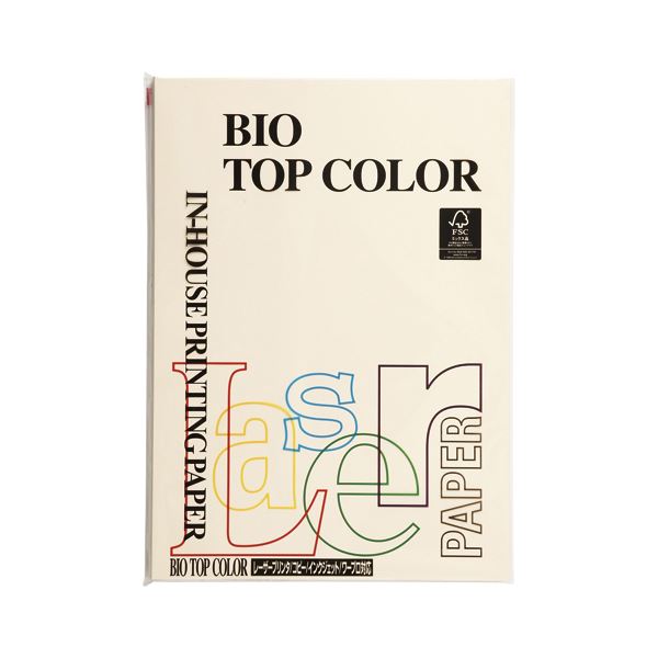 【おすすめ・人気】(まとめ) 伊東屋 バイオトップカラー A4判 100枚入 80g/m2 BT101 クリーム 【×5セット】|安い 激安 格安