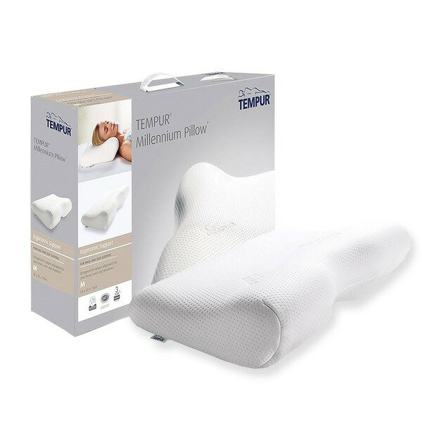 【おすすめ・人気】【TEMPUR テンピュール】 低反発枕/まくら 【かため 低め XSサイズ】 DJホワイト 正規品 3年保証 『ミレニアムネックピロー』【代引不可】|安い 激安 格安