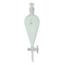 【おすすめ・人気】【柴田科学】分液ロート スキーブ形 PTFEコック付 500mL 014260-500|安い 激安 格安