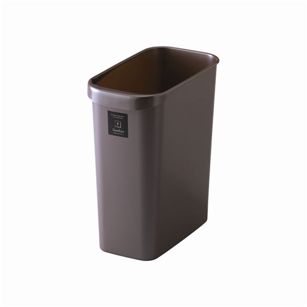 【送料無料】[20セット] スタイリッシュ ダストボックス/ゴミ箱[角型 18L パールショコラ] 材質：PP 『Nフレクション』 おすすめ 人気 安い 激安 格安 おしゃれ 誕生日 プレゼント ギフト 引越し 新生活 ホワイトデー