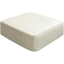 【送料無料】低反発 クッション 座布団 幅45cm 角 長方形 アイボリー ファブリック生地 極厚15cm 軽量 コンパクト リビング ダイニング おすすめ 人気 安い 激安 格安 おしゃれ 誕生日 プレゼント ギフト 引越し 新生活 ホワイトデー(3)