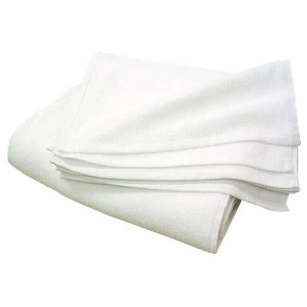 【おすすめ・人気】フェイスタオル/洗顔タオル 【約34cm×85cm 12枚組 しっかり】 綿100％ 白タオル 280..