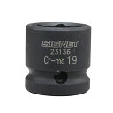 【おすすめ・人気】SIGNET(シグネット) 23136 1/2DR インパクト用ショートソケット 19MM 安い 激安 格安 おしゃれ 誕生日 プレゼント ギ...
