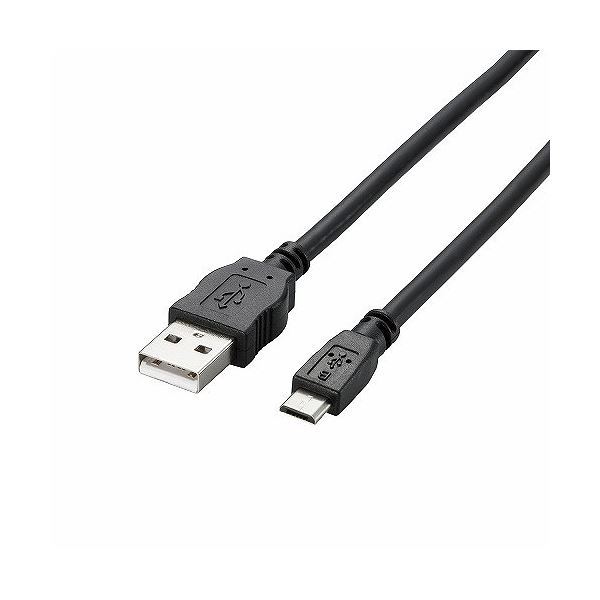 【送料無料】(まとめ) エレコム 2A対応MicroUSB(AMicroB) ケーブル TB-AMB2A08BK[×5セット]　おすすめ 人気 安い 激安 格安 おしゃれ ..