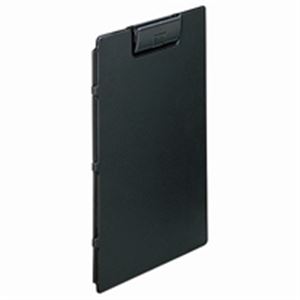 (業務用50セット)LIHITLABクリップファイル/バインダー【A4ヨコ型】F-2650-24黒
