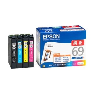 【おすすめ・人気】エプソン ビジネスインクジェット用 インクカートリッジ(4色パック) IC4CL69|安い 激安 格安