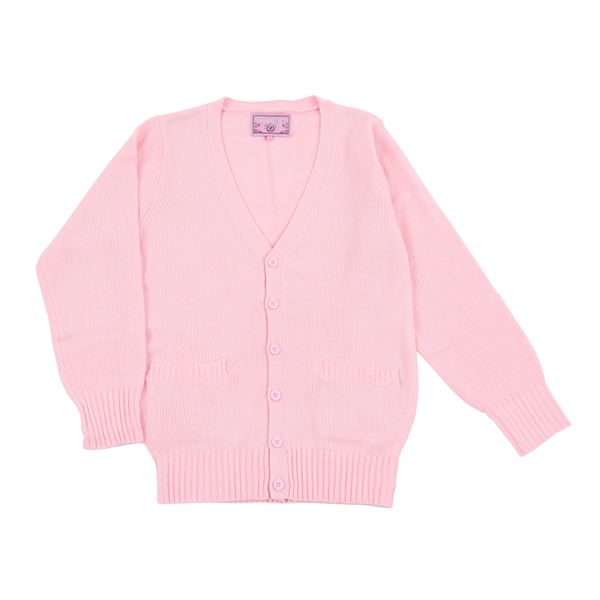【おすすめ・人気】制服 コスプレ衣装 【カーディガン シュガーピンク Lサイズ】 レディース154cm〜162cm 洗える 『Teens Ever』 〔イベント...