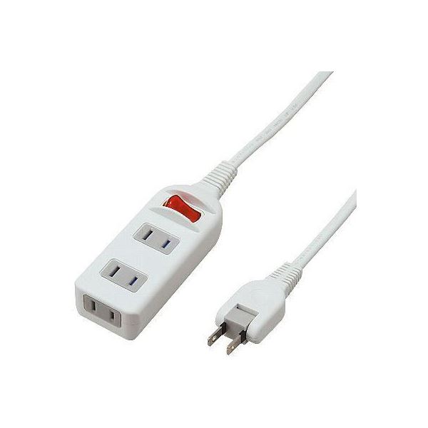 【送料無料】(まとめ) YAZAWA 耐トラシャッター 集中スイッチ付タップ3個口 Y02S311WH[×5セット]　おすすめ 人気 安い 激安 格安 おしゃれ 誕生日 プレゼント ギフト 引越し 新生活 ホワイトデー(2)