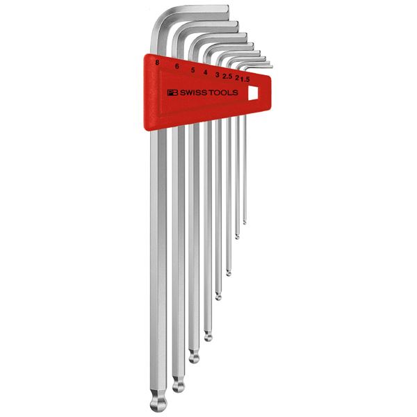 【おすすめ・人気】PB SWISS TOOLS 212LH-8CN ボール付 ロング 六角棒レンチ セット 工具 ツール DIY ..