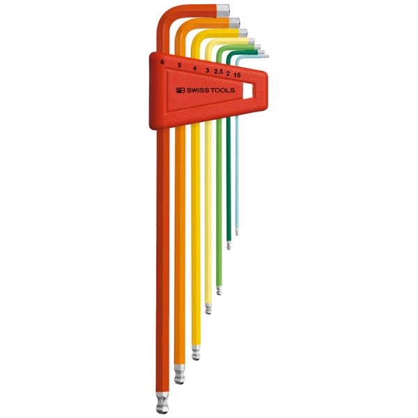【おすすめ・人気】PB SWISS TOOLS 212LH-6RB ボール付 ロング 六角レンチ セット パックナシ 工具 ツール DIY 作業工具 道具 レン...
