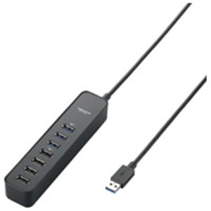 y߁ElCz(Ɩp3Zbg) GR(ELECOM) USBnu7|[g3.0Ή U3H-T706SBK |  i