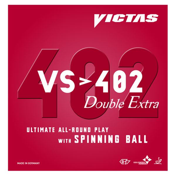 【おすすめ・人気】ヤマト卓球 VICTAS(ヴィクタス) 裏ソフトラバー VS>402 ダブルエキストラ 020401 ブラック 1.8|安い 激安 格安