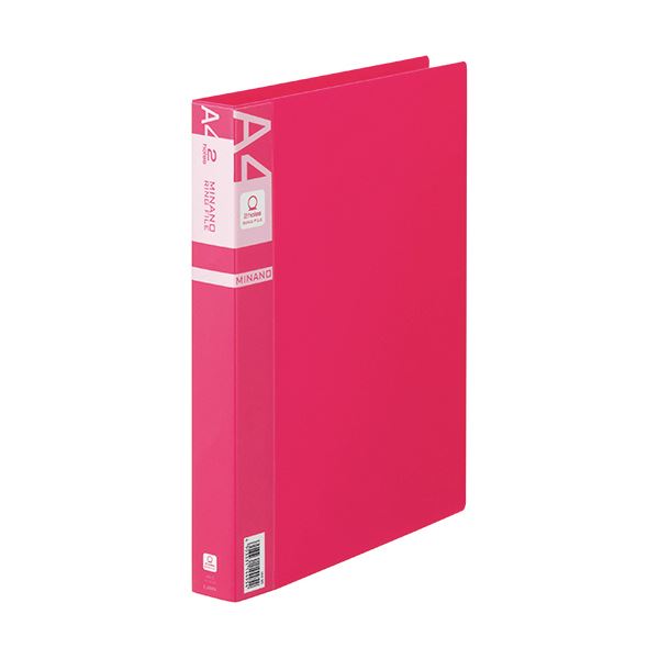 【送料無料】(まとめ) ライオン事務器 リングファイルMINANO(ミナノ) A4タテ 2穴 200枚収容 背幅35mm レッド RF-223M 1冊[×30セ...