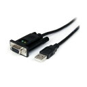 【送料無料】StarTech.com USB-RS232C シリアル変換クロスケーブル 1.7m USB Type A オス-D Sub 9ピン メス ブラックICUSB232FTN 1本 おすすめ 人気 安い 激安 格安 おしゃれ 誕生日 プレゼント ギフ 引越し 新生活