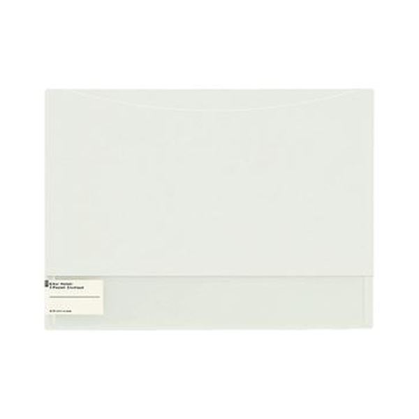 【送料無料】(まとめ) コクヨ クリヤーホルダー(2ポケットエンベロープ) A4 透明 フ-5770T 1セット(5枚..