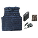 【送料無料】空調服(R) 2021年 THERMALGEAR サーマルギア TG22102 発熱防寒ベスト LIPRO2バッテリーセット(サイズ:M、カラー:ネ...