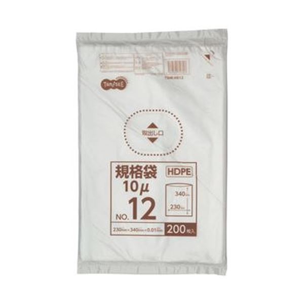 ̵(ޤȤ) TANOSEE HDPE ɳʤ12 襳230ߥ340߸0.01mm 1ѥå(200) [50å]...