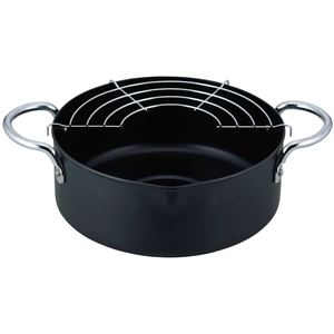 【送料無料】[20個セット] 両手 天ぷら鍋/揚げ物鍋[20cm] IH対応 網付き 鉄 New揚げづつみ[キッチン 台所 店舗 お店] おすすめ 人気 安い 激安 格安 おしゃれ 誕生日 プレゼント ギフト 引越し 新生活 ホワイトデー