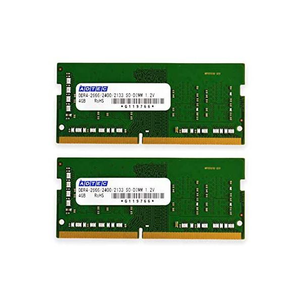 【送料無料】アドテック DDR4 3200MHz260Pin SO-DIMM 32GB×2枚組 ADS3200N-32GW 1箱 おすすめ 人気 安い 激安 格...