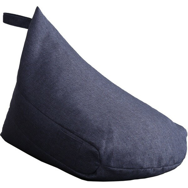 【送料無料】背もたれ ビーズクッション 幅50×奥行90×高さ50cm ブルー ポケット付き ウレタンフォーム 日本製 リビング ダイニング　おすすめ 人気 安い 激安 格安 おしゃれ 誕生日 プレゼント ギフト 引越し 新生活 ホワイトデー