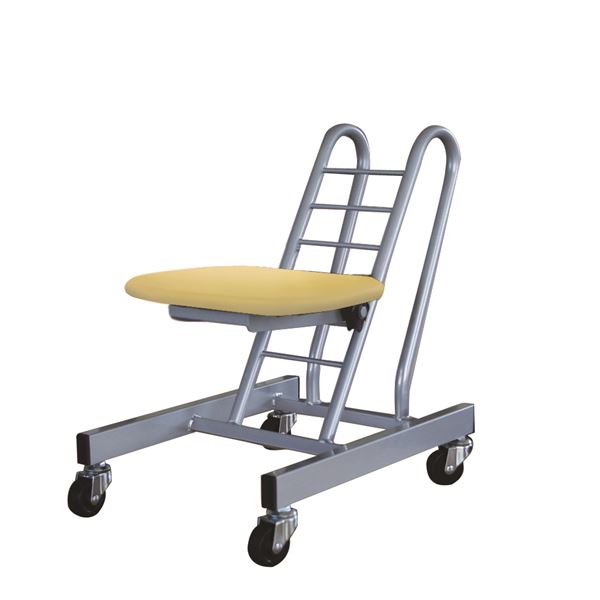 【送料無料】キャスターチェア[天然木座面タイプ ナチュラル×シルバー] 幅335mm 日本製 スチールパイプ おすすめ 人気 安い 激安 格安 おしゃれ 誕生日 プレゼント ギフト 引越し 新生活 ホワイトデー