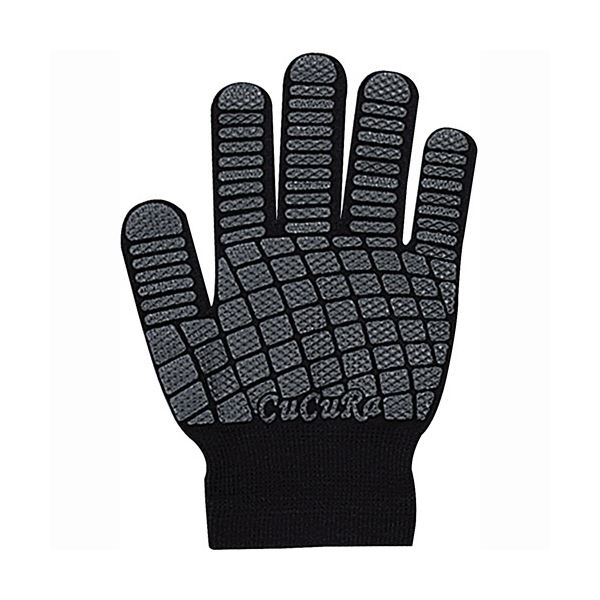 【送料無料】(まとめ) 福徳産業 CuCuRa(キュキュラ) すべり止め付軍手 ブラック 1双[×30セット]　おすすめ 人気 安い 激安 格安 おしゃれ 誕生日 プレゼント ギフト 引越し 新生活 ホワイトデー