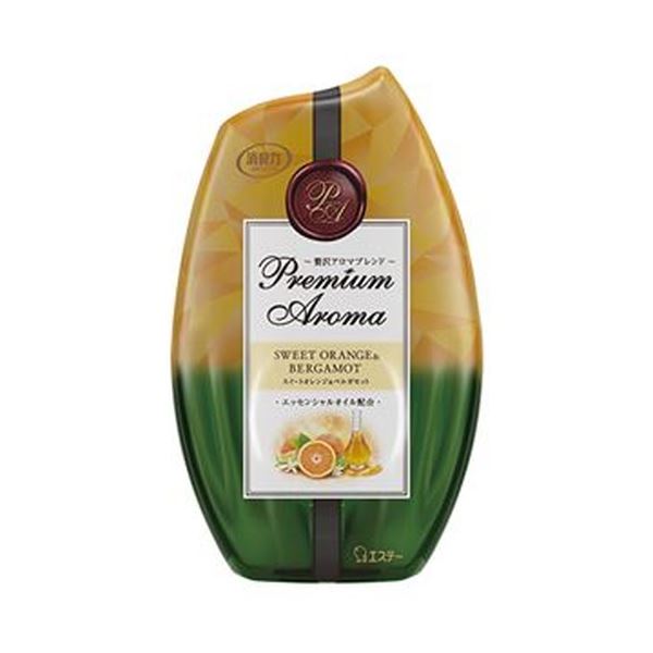 【送料無料】(まとめ) エステー お部屋の消臭力 PremiumAroma スイートオレンジ＆ベルガモット 400ml 1個[×20セット] おすすめ 人気 安い 激安 格安 おしゃれ 誕生日 プレゼント ギフト 引越し 新生活 ホワイトデー