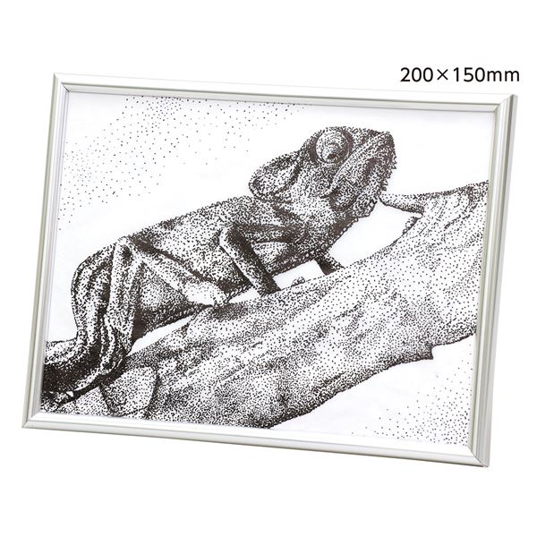 【おすすめ・人気】(まとめ)ペン付点描フレーム200x150mm【×10セット】|安い 激安 格安