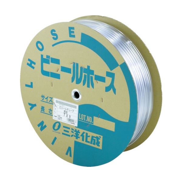 【おすすめ・人気】三洋化成 透明ホース 7×9 100m ドラム巻 TM-79D100T 1巻|安い 激安 格安 1