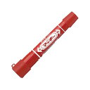 【送料無料】(まとめ) ゼブラ 油性マーカー ハイマッキー角芯太字+丸芯細字 キャップジャケット付 赤 P-MO-150-MC-RJ 1セット(10本) [×1...