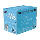 【送料無料】(まとめ) TANOSEE αエコペーパータイプWS 白くて滑らか、ちょっとコシのあるコピー用紙。 B5 1箱(2500枚:500枚×5冊) [×3...