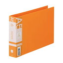 【送料無料】(まとめ) ライオン事務器 リングファイルMINANO(ミナノ) A5ヨコ 2穴 200枚収容 背幅35mm オレンジ RF-226M 1冊[×20...