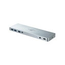 【送料無料】サンワサプライ USB Type-C専用ドッキングステーション(HDMI/DisplayPort対応・PD対応) USB-CVDK6 おすすめ 人気...