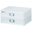 【送料無料】書類ケース 収納ケース 幅34cm A4 2段 横入れ 6個セット ホワイト ライフモデュール ファイルユニット R オフィス 書斎 おすすめ 人気...