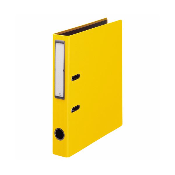 【送料無料】(まとめ) ライオン事務器レバーアーチファイル(アコルデ) A4タテ 2穴 250枚収容 背幅51mm イエロー No.53CL 1冊[×10セット...