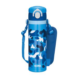 おすすめ 人気【12個セット】 サーモス/THERMOS 真空断熱 キッズ 携帯マグ/水筒 【500ml ブルー】 洗える 魔法びん構造 保温・保冷力抜群安い 激安 格安