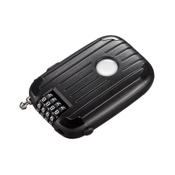 【おすすめ・人気】【6個セット】 サンワサプライ eセキュリティ（ワイヤーリール式ダイヤル錠） SLE-1..