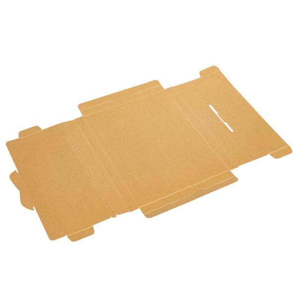 【送料無料】(まとめ) 段ボール ボックス封筒 L 5枚入 厚さゲージ付 NDBX-L[×5セット]　おすすめ 人気 ..