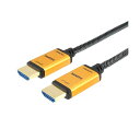 【送料無料】ホーリック 光ファイバー HDMIケーブル 15m メッシュタイプ ゴールド HH150-536GM おすすめ 人気 安い 激安 格安 おしゃれ 誕...