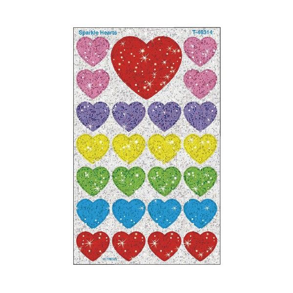 【送料無料】(まとめ) TREND キラキラごほうびシール100片ハートT-46314[×5セット]　おすすめ 人気 安い 激安 格安 おしゃれ 誕生日 プレゼント ギフト 引越し 新生活 ホワイトデー
